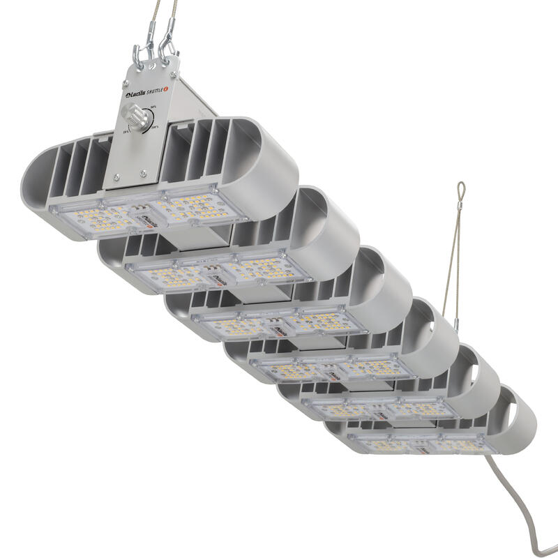 Lucilu LED by Prima Klima-Shuttle 6 240W mit Dimmer / silber-Aufhängung