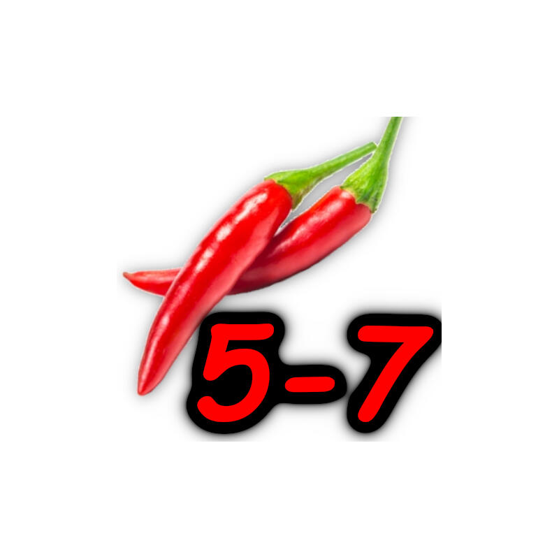 Chili Schärfegrad 5 - 7-Onza Rojo