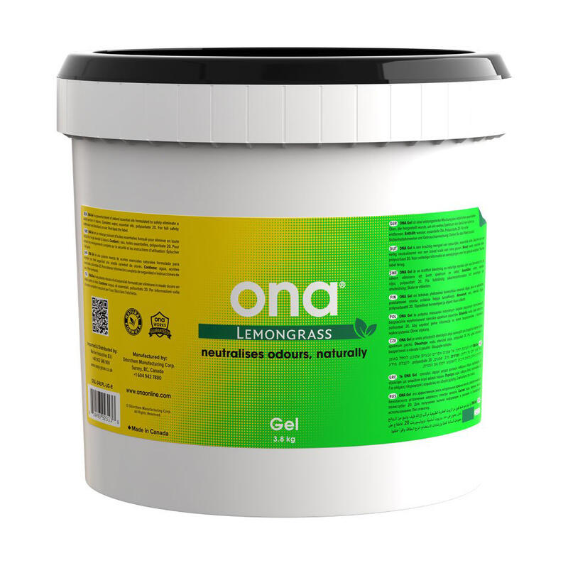 ONA Gel-Lemongrass 3.8 kg