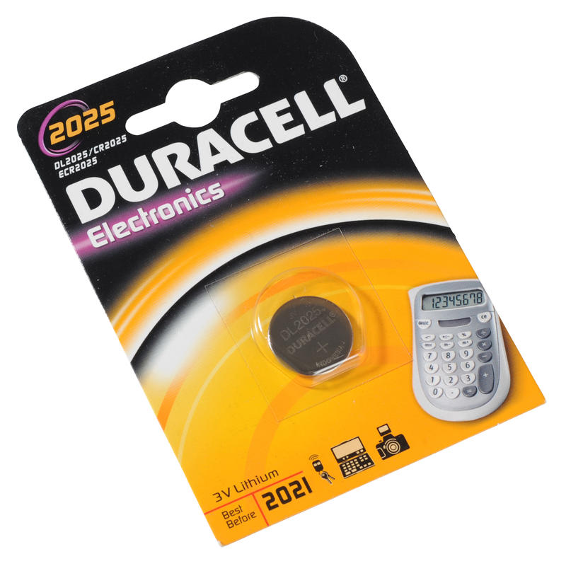 Knopfzellen-Duracell CR2025