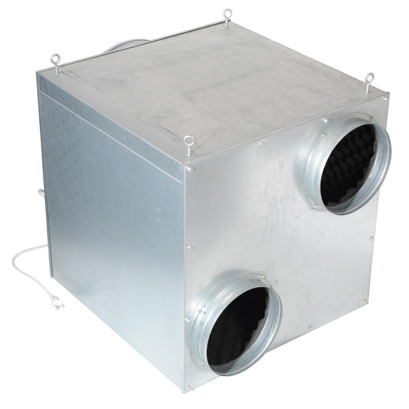 Radialventilator in Isobox-2000 m³ 355 / 2 x 250