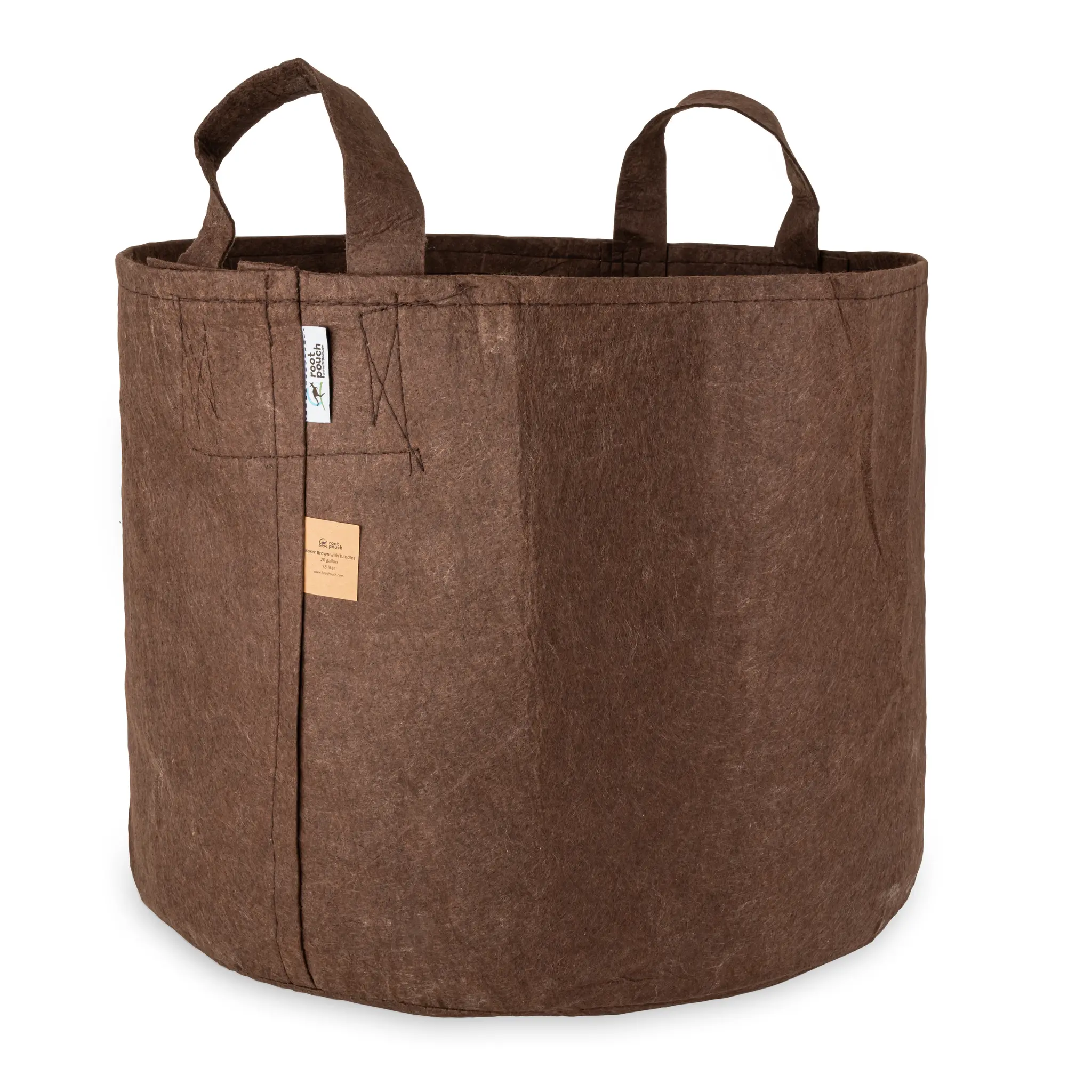 Root Pouch mit Griffen-Boxer Brown 250 g/m² - 246 l