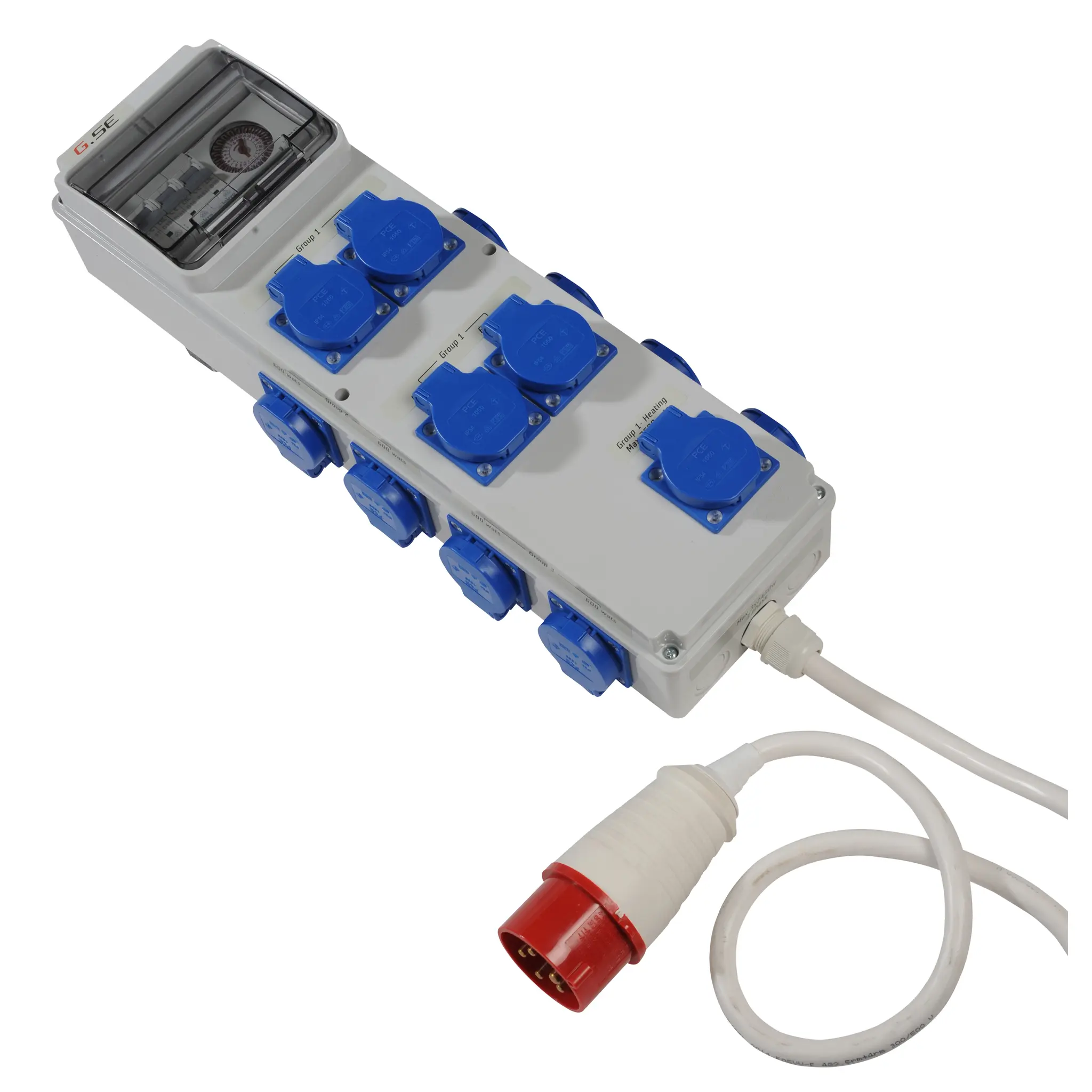 Relaiskasten-GSE III 12 x 600W 380V inkl. Heiz.